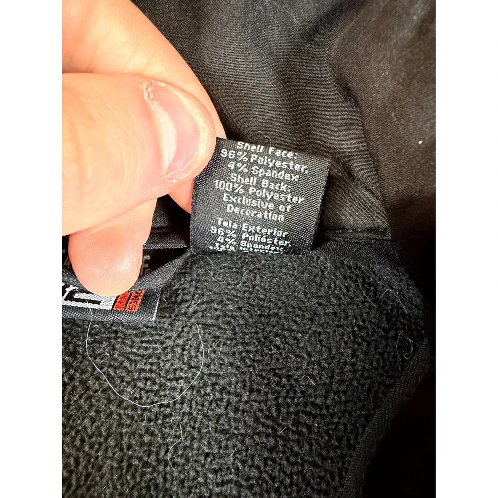 32 Degrees Weatherproof Jacket Boys Medium 10/12 Black Fleece Lined Mock Neck‎